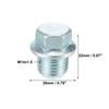 UXCELL 1 Set M14x1.5 Car Oil Drain Plug with Washer Auto Oil Drain Screw Bolts MD050316 for Mitsubishi Lancer 2003-2016