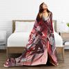 Anime Game Genshin Impact  Flannel Blanket  Soft Warm Throw Blanket for Living Room Camping Aesthetic Bedspread Sofa Bed Cover