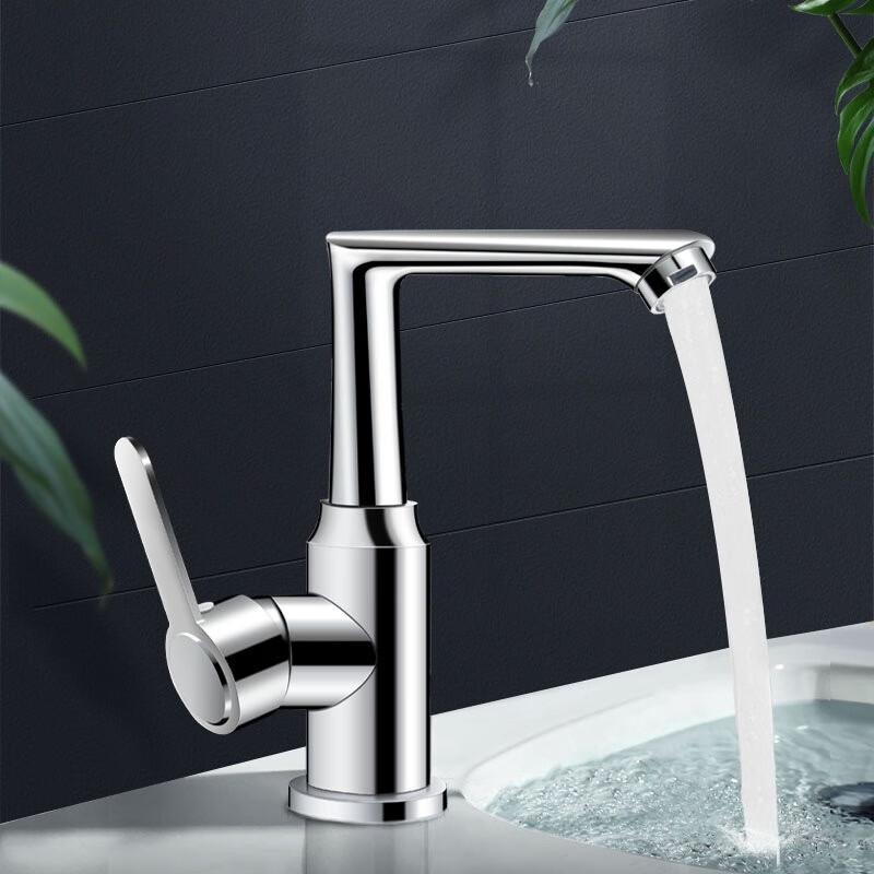 304 Stainless Steel Wall-Mounted Pull-Out Kitchen Faucet