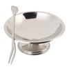 1Set Rustless Steel Ice Cream Cup Round Cold Dessert Container Custard Cup  Party Dessert