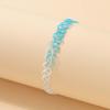 Fashion Colorful Braided Fish Thread Choker Necklace For Women Girls Vintage Elastic Beaded Neck Chain Necklace Jewelry Gifts