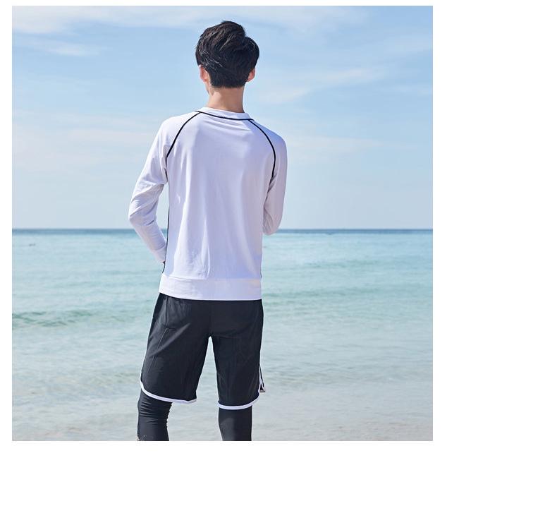 Men's Long Sleeve and Pants Snorkeling Wetsuit Set - Customizable Jellyfish Protection.