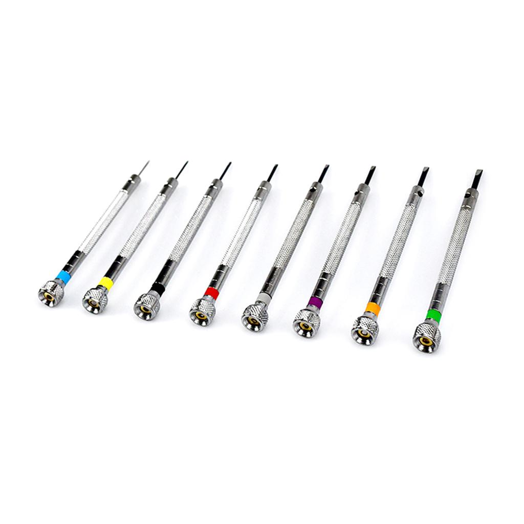 13-teiliges Mikro-Präzisions-Uhrenschraubendreher-Set, Juwelier-Uhrenschraubendreher-Set, 0,6–2,0 mm, für die Reparatur von Uhren, Schmuck, Brillen