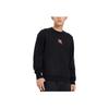 Li-Ning Sports Trend Series Embroidered Logo Crew Neck Long Sleeve Sweatshirt Men Tops Black AWDS923-3
