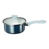 Takagi Metal Enamel One Hand Pot 18cm 2.2L Onyx Blue ONB-18K