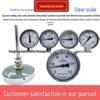 Axial Bimetallic Thermometer Gauge, Stainless Steel, for Industrial Boiler and Pipeline Temperature Measurement (WSS303/401/501).