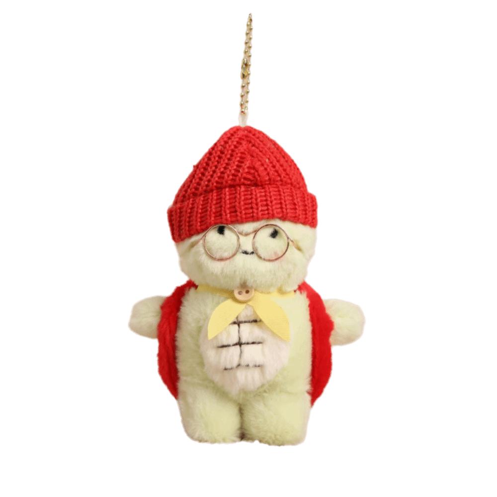 Animal Plush Turtle Pendant PP Cotton Green Doll Key Ring Green Turtle Plush Keychain Jewelry оранжевый