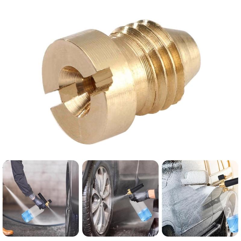 Brass Foam Lances Core Foamer Nozzle Suitable for Delicate Coffee Frothing 1.0/1.1/1.15mm Hole Design, Easy Installation
