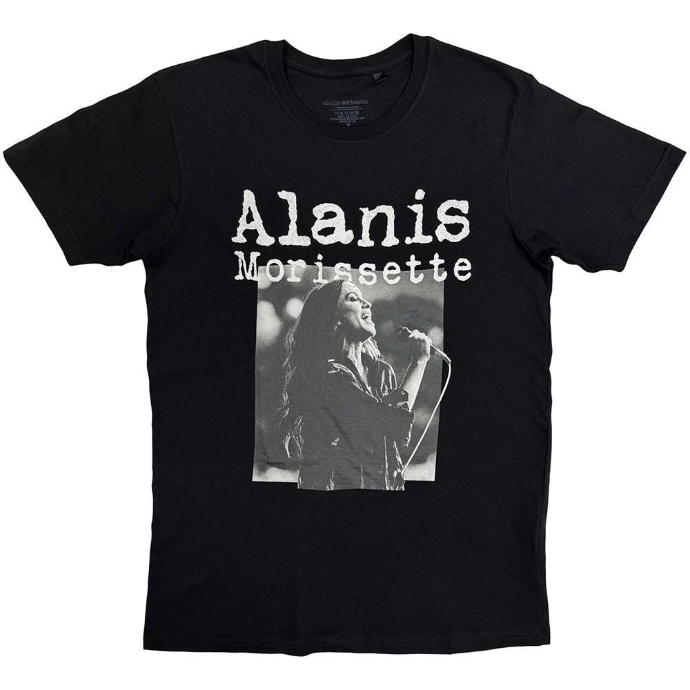 Alanis Morissette Singing Photo Official T-Shirt Mens M