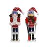 38cm/15inch Festive Christmas Nutcracker Ornaments, Wooden Handmade Puppet Collectible Figure Ideal for Home Decor & Gift Giving