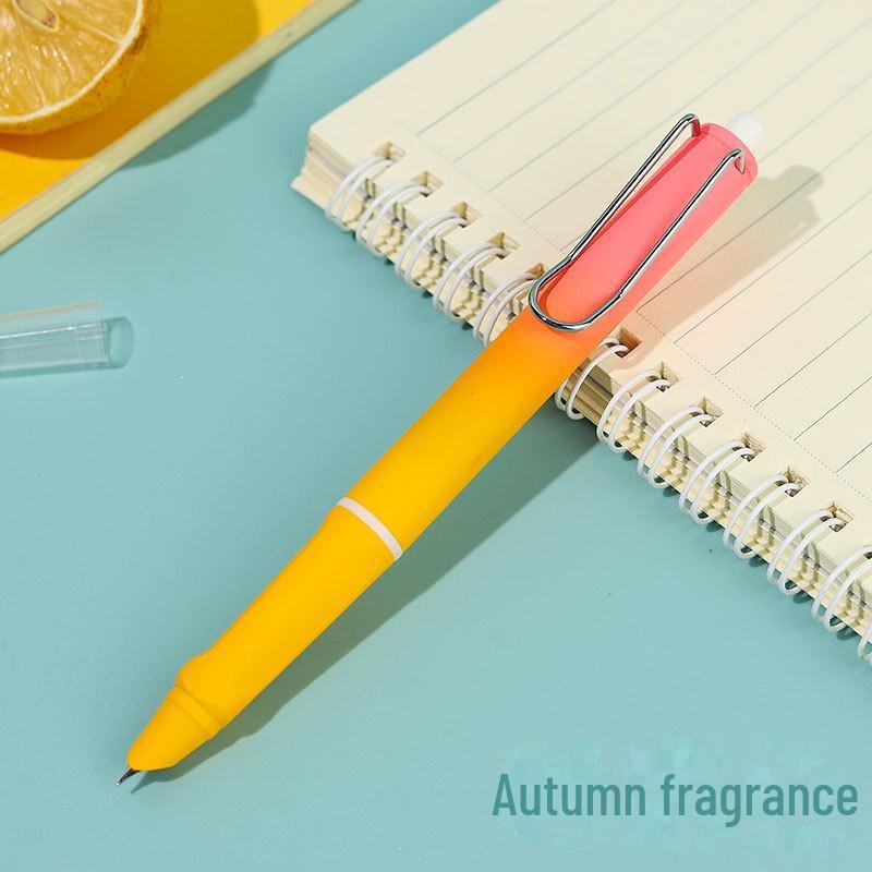 Zhengzi Student Fountain Pen - Iridium Gold 0.5mm Nib, 0.38mm Replaceable Ink Capsule, Steel Construction