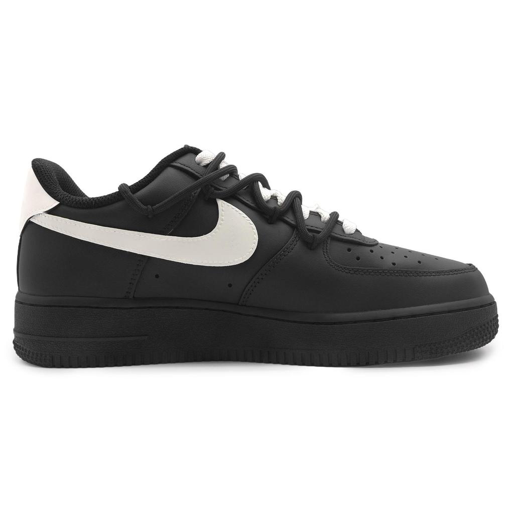 Nike Air Force 1 Low Top Skateboard Shoes Unisex Black White CW2288-001(Team322-)