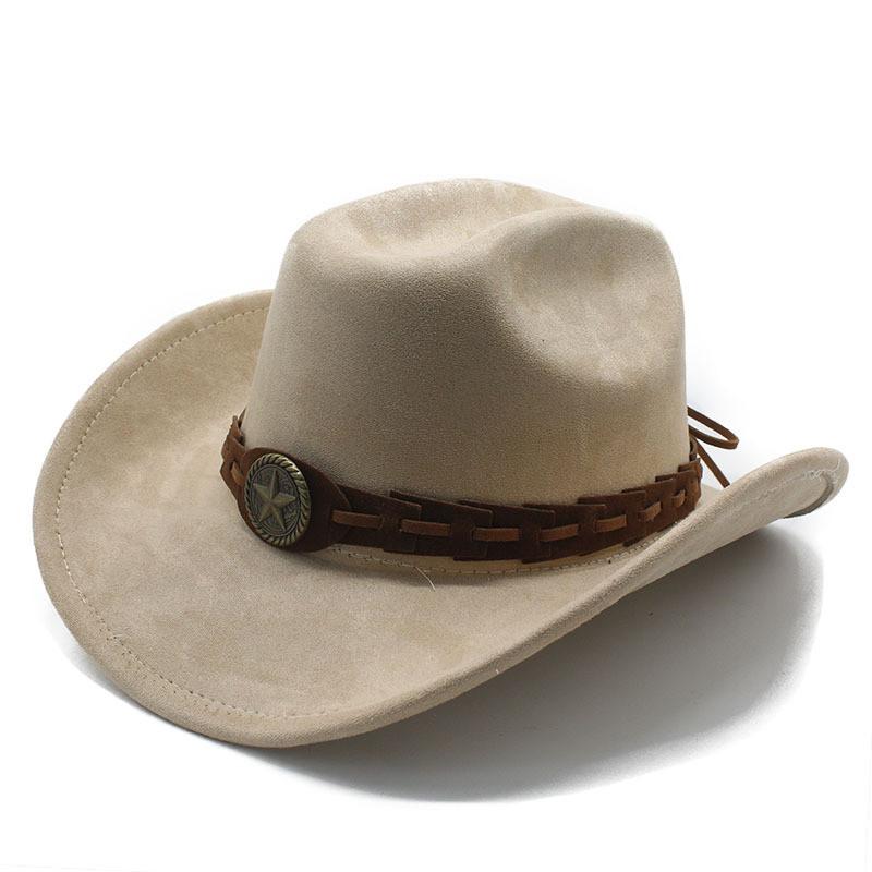 Knot Pattern Wool Felt Hat With Wide Brim For Men And Vintage Style