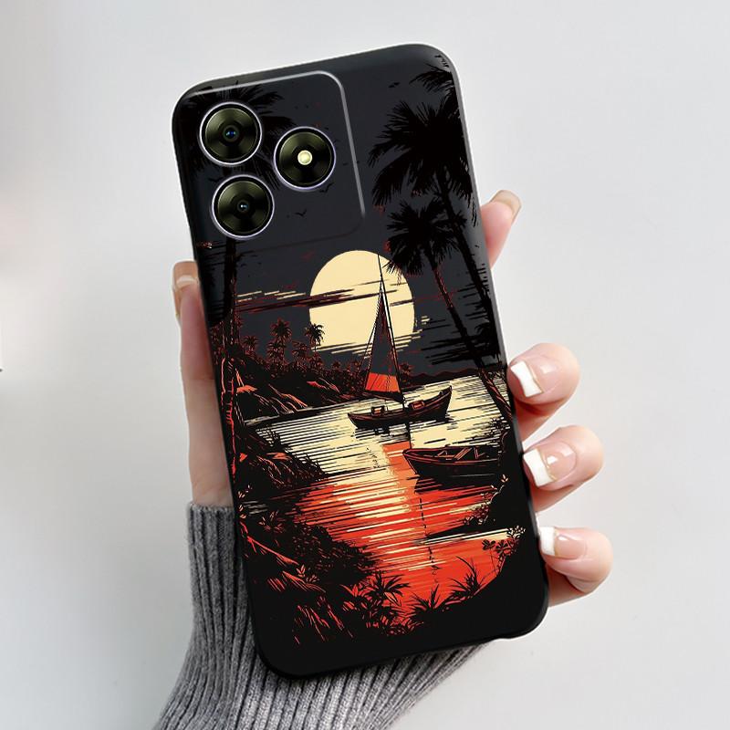 Pentru Blackview Wave 8C 6.56" Wave 8 Black View Wave8C Wave8 Spate TPU Silicon Moale Carcasă Telefon Luxos Drăguț Iepuraș Iubire Husa Amuzantă