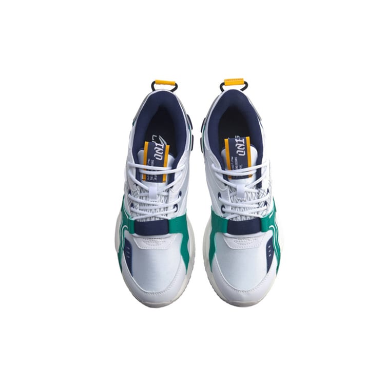 Li Ning Journey Mesh Slijtvast Ademend Slijtvast Ademend Lage top Sport Casual Schoenen Heren AGCQ005-1