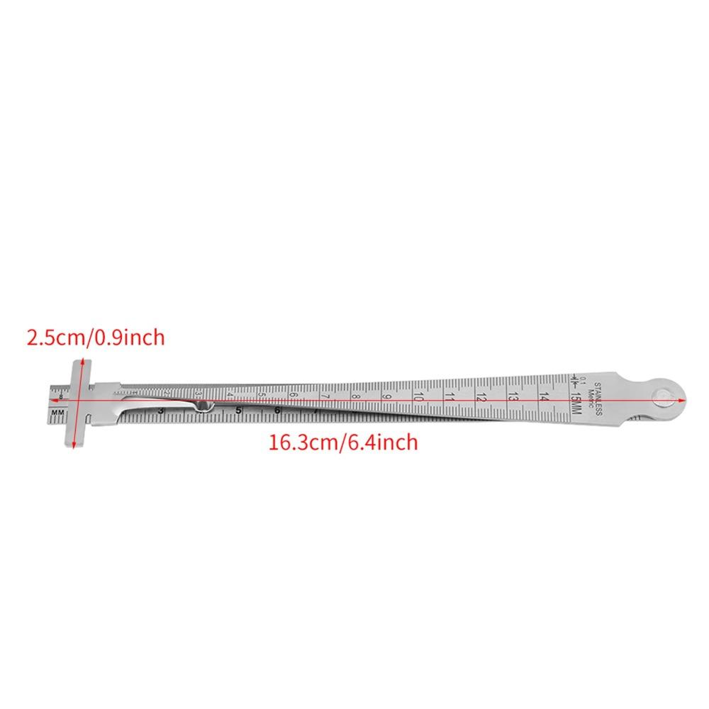 Stainless Steel Welding Taper Gauge Hole Inspection Tool  Welding Inspection