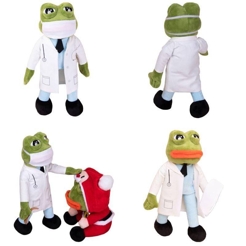 Sad Frog Pepe Plush Toy Cute Doctor Shaped Stuffed Animal