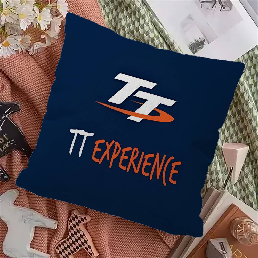 

I-Isle Of Man TT Cushion Cover Inches Farmhouse Decor Home Throw Pillow Covers for Couch Decorations 12x12Inch