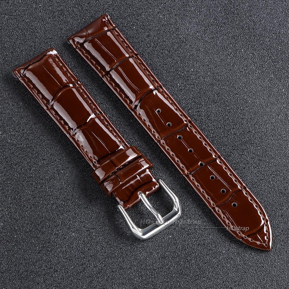 Genuine Calfskin Strap Slub Pattern Universal Watchband 12mm 14mm 16mm 18mm 19mm 20mm 21mm 22mm 24mm Women Men Watch Accessories