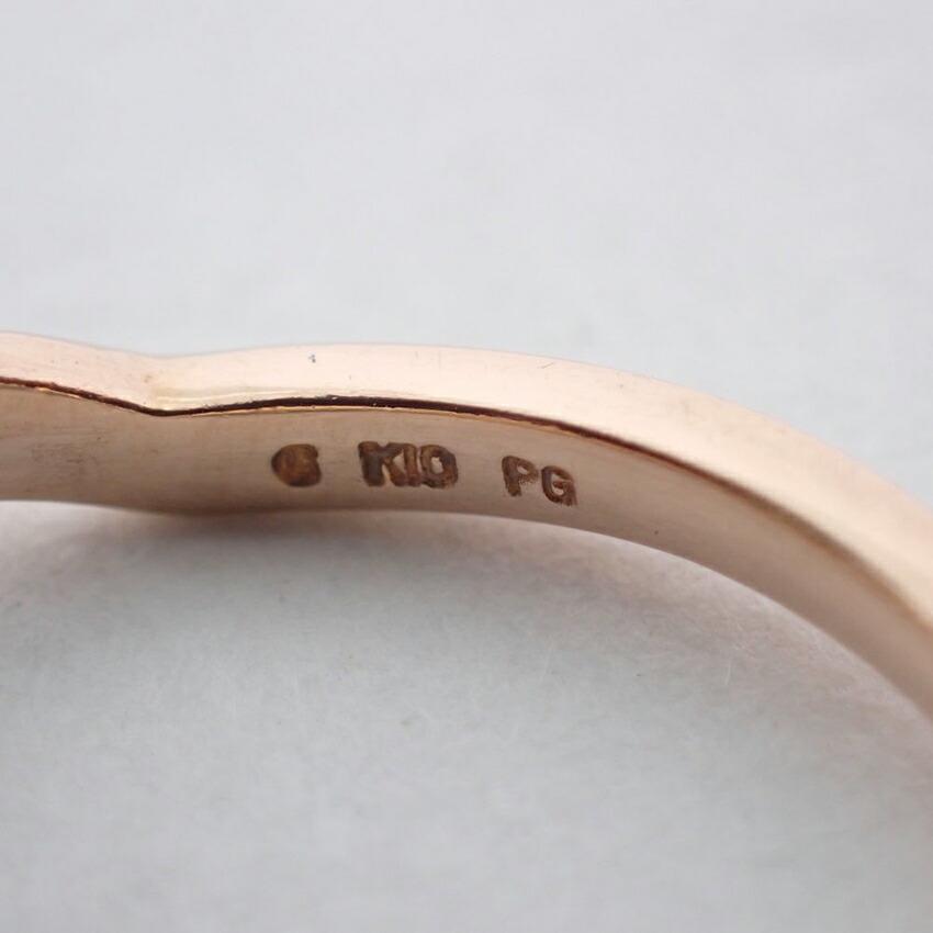 [Pre-owned] BROOM / Bloom / K10 / Diamond / Ring / Size 8 / J91-5