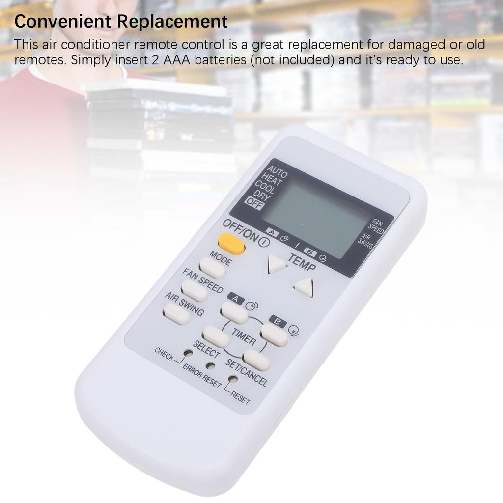 Náhradní AC dálkové ovládání pro A75C3078 A75C3205 Klimatizace Na baterie ABS