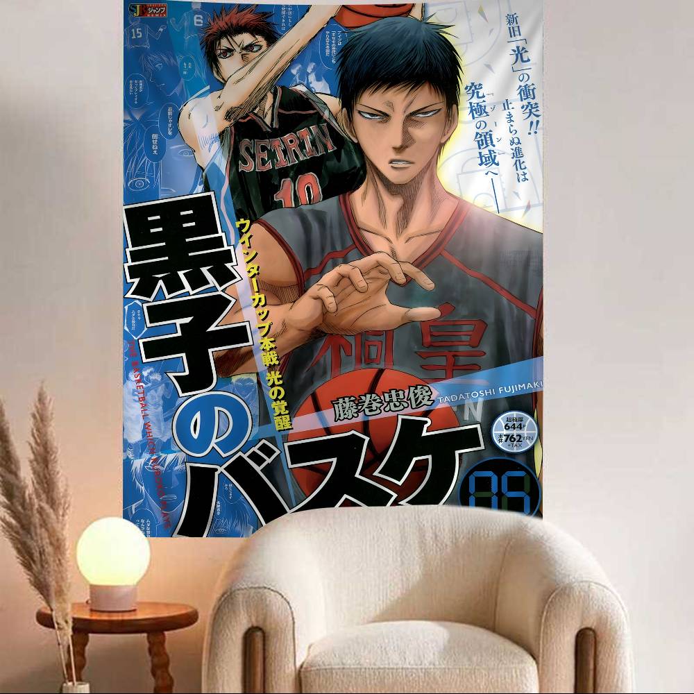 Japanese Anime Kuroko No Basket Cartoon Tapestry Bohemian Wall Tapestries Mandala Home Decor