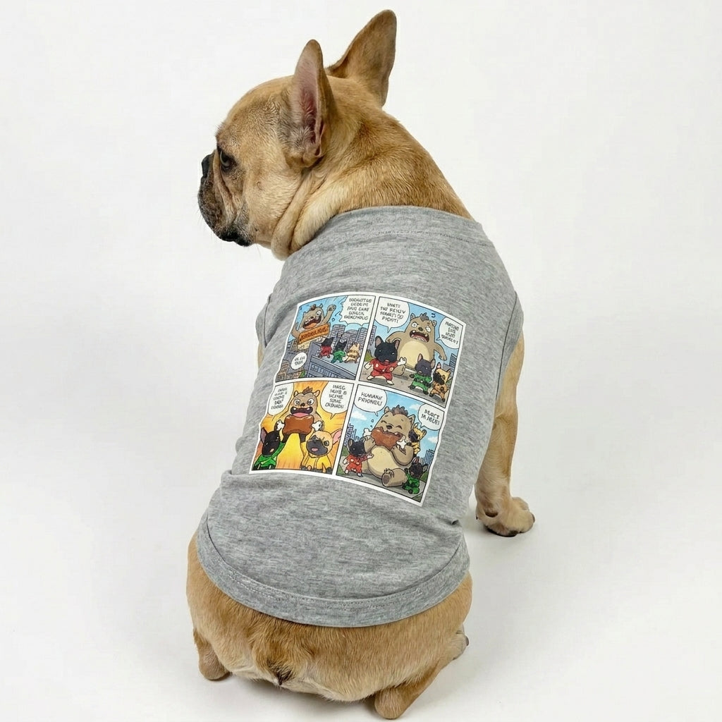 Buhibuhi Sentai 4-Panel Comic Tank Top PEACE IS BEST! SS / Normal length