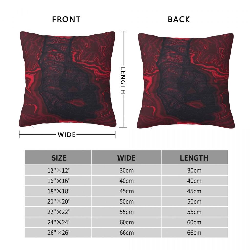 Gachiakuta Manga Rudo Pillowcases Stuff Printing Cushion Cover Zanka Riyo Enjin Throw Pillow Cover Seat Decor Zipper Multi-Size