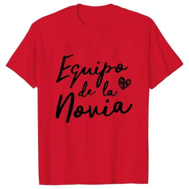 Team Bride Tshirt Spanish Girls Single Farewell Bachelorette Shirt Hen Party Tees Future Bride Squad Tshirt Bridal Wedding Tops