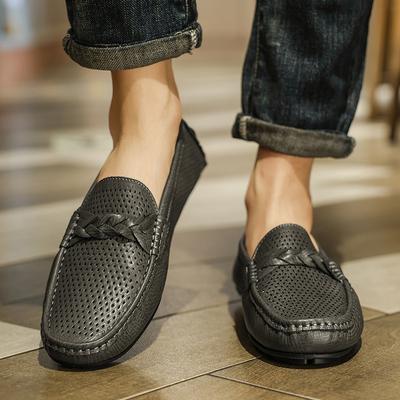 Moda Nueva Primavera/Verano Caballero Transpirables Mocasines comodidad Moda Marca Estilo Hombre Versátil Hombres conducción oficina caminar zapatos