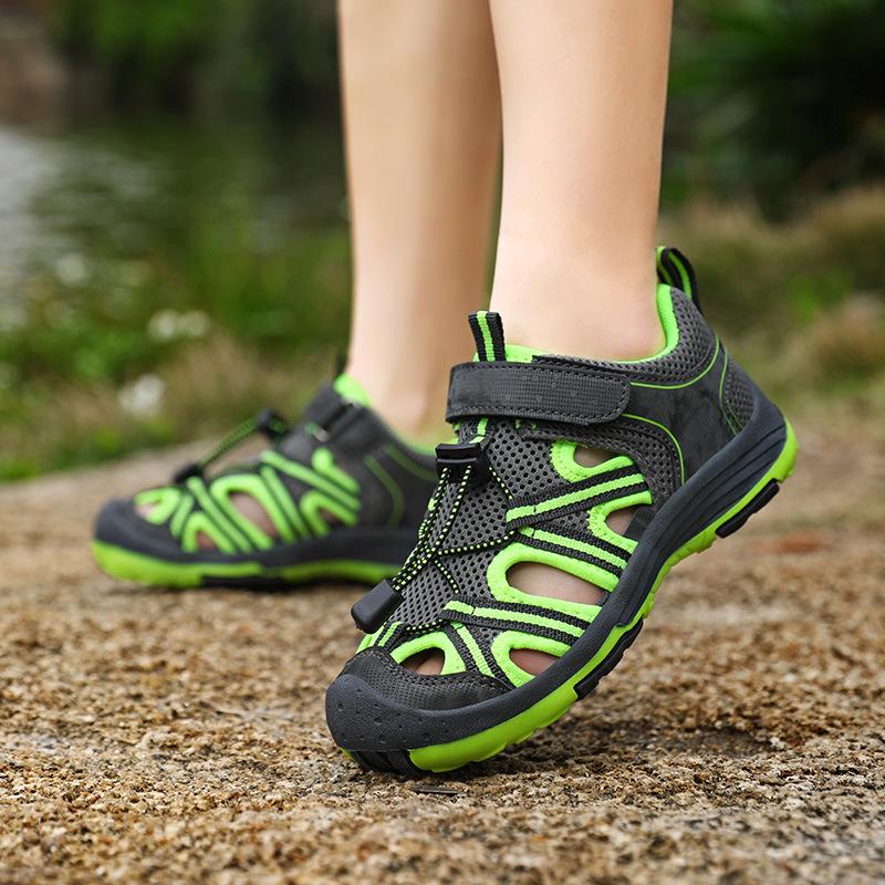 Baotou Sandals 2024: Non-Slip Soft Sole Outdoor Shoes for Boys