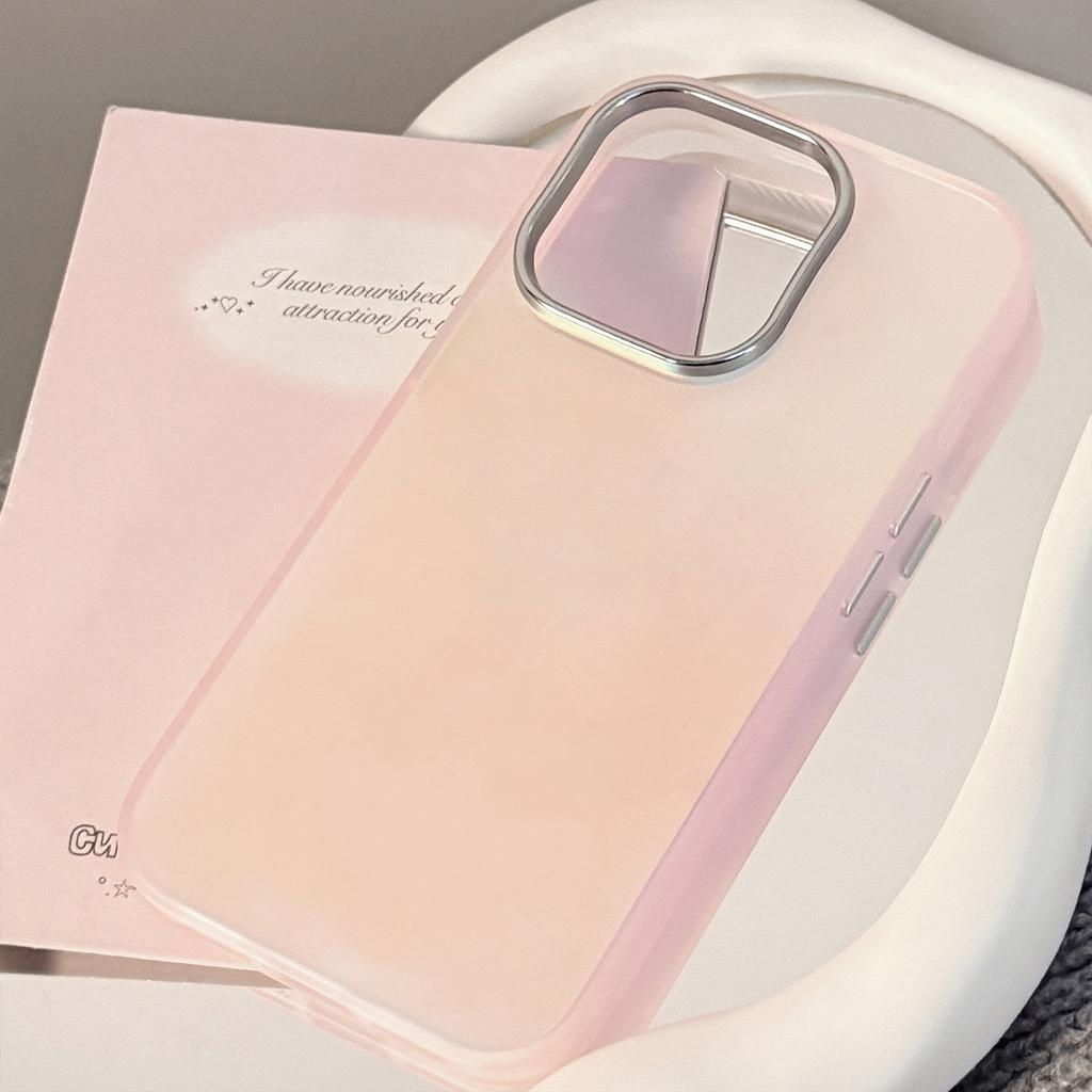 Pink Laser IMD Suitable for Iphone15 Mobile Phone Case 16Prmax Apple 11 Anti Fall 14 Electroplating 13 Hard 12