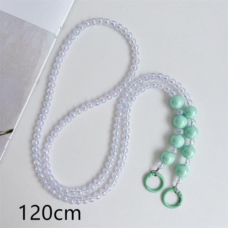 Snur universal pentru telefon Crossbody, margele, curele de lanț pentru gât lung, husă pentru telefon cu frânghie anti-pierdere cu plasture pentru Iphone Samsung Xiaomi