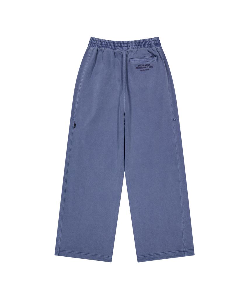 LMR Pigment Wide String Sweatpants Blue