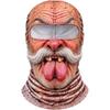 Soft Lightweight Fabric Funny Face Balaclava Breathability Realistic Printed Ski Mask  Cycling