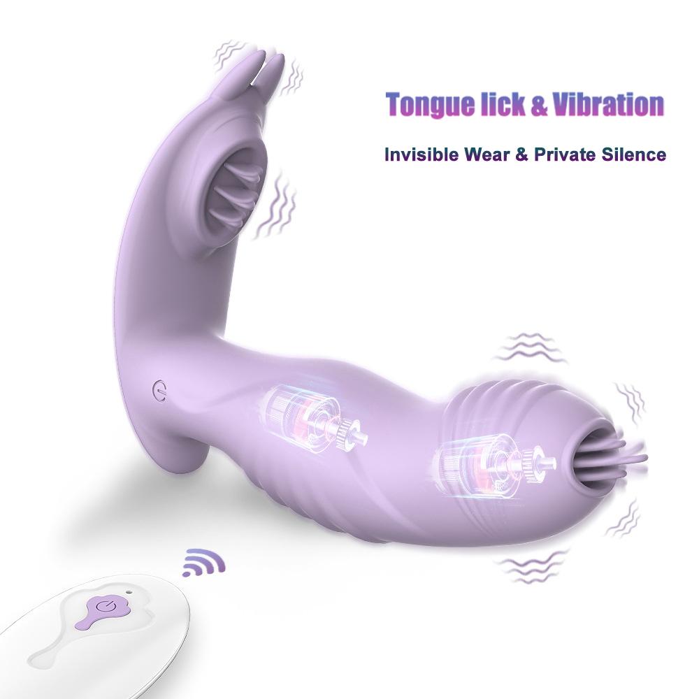Zungenleckvibrator für Frauen, Klitorisstimulation, USB-Ei-Vibrator, Sexspielzeug