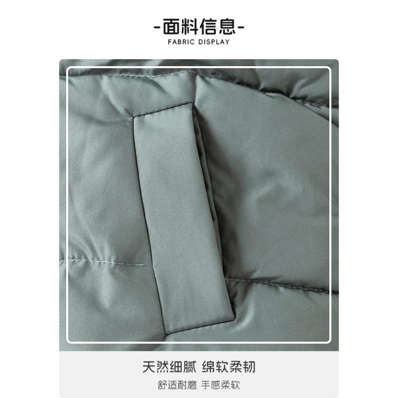 Korean Style Solid Hooded Thickened Winter Padded Coat For Toddler Boys And Girls