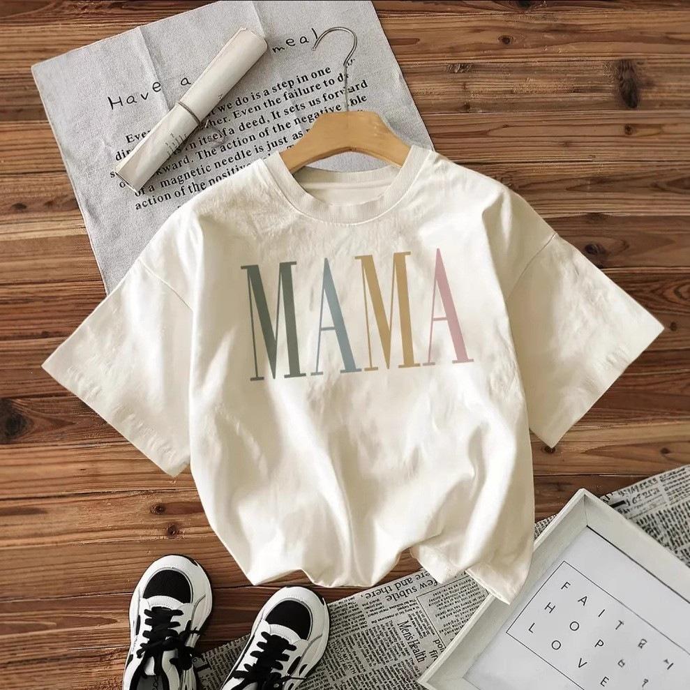 Clothing summer new men s and women s short-sleeved shirts trendy brand casual fashion clothes couple clothing S