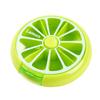 Portable Vitamin Holder for Trips 7 Day Pill Organizer, Rotary Case, Cute Fruit Style Travel Medicine Case Compact ABS Container And Daily Supplements