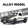 1/32 Auto Drift Version INITIAL D Toyota AE86 Legierung Sportwagen Modell Diecasts Metall Rennwagen Fahrzeuge Modell Sound Licht Kinder Spielzeug Geschenk