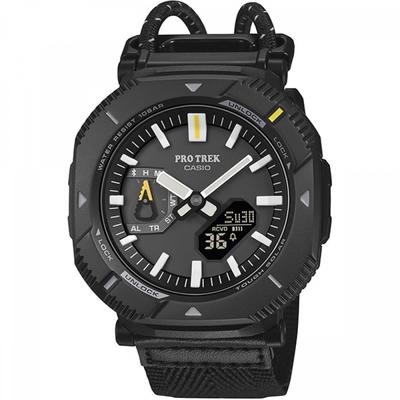 Casio Herren S Pro Trek Hiker Linie Schwarz Kreuzband Prj B001b 1jf