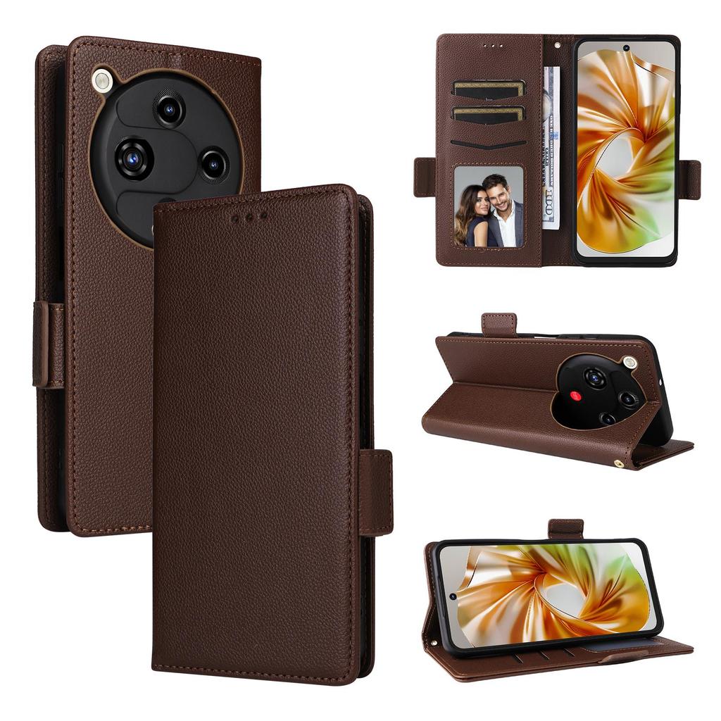 Flip Cover für ZTE nubia Focus 2 PU-Leder Ganzkörperschutz [RFID-Blockierung] Handyhüllen Brieftaschenhülle