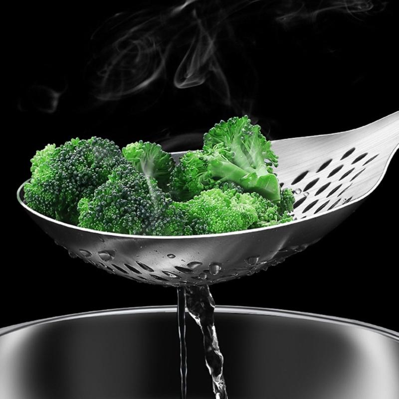 Practical Spoon Ladle for Cooking and Frying Spoons Practical Slotted Ladle for Convenient Food Draining