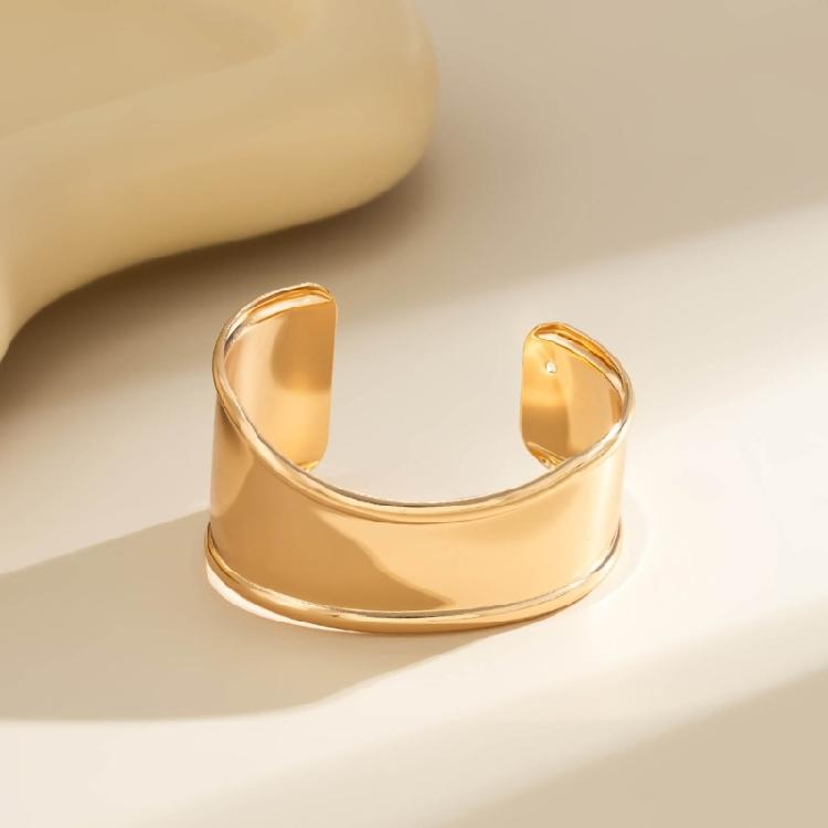 Unique Wide Face Irregular Bracelet Fashion Irregular Wide Opening Bracelet
