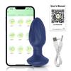 Remote Control Vibrator Butt Plug Anal Plug for Men Anal Stimulate Male Prostate Massager with Dual Penis Ring Sex Toy for Men