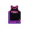 Lining Badfive Cartoon Print Loose Basketball Vest Men Tops Black AAYS033-2