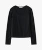 SUARE WOMEN Pima Cotton Layered Long Sleeve (Set) Black