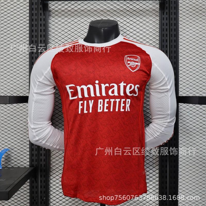 25/26 Arsenal Long Sleeve Soccer Jersey
