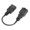 IEC320 C14 to 1 15R Cord Male to Female Waterproof Power Adapter Cable for Desk Lamp Digital Camera