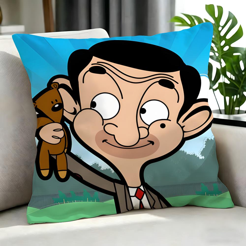Cartoon Mr Bean Cushion Cover Cushion Cover Set Pcs X X X Pillowcase Decorative Sofa Home Decor